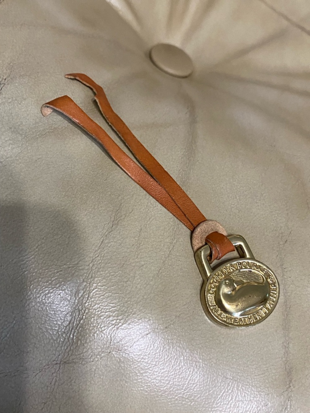 Vintage Dooney & Bourke AWL Bundle Satchel Duck Coin Wallet Pebble Leather - Picture 16 of 16